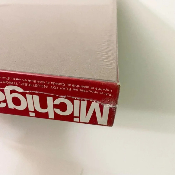 Michigan Rummy Board Game Classic Gin Rummy Game Tray Playtoy Damaged Box - Picture 12 of 16